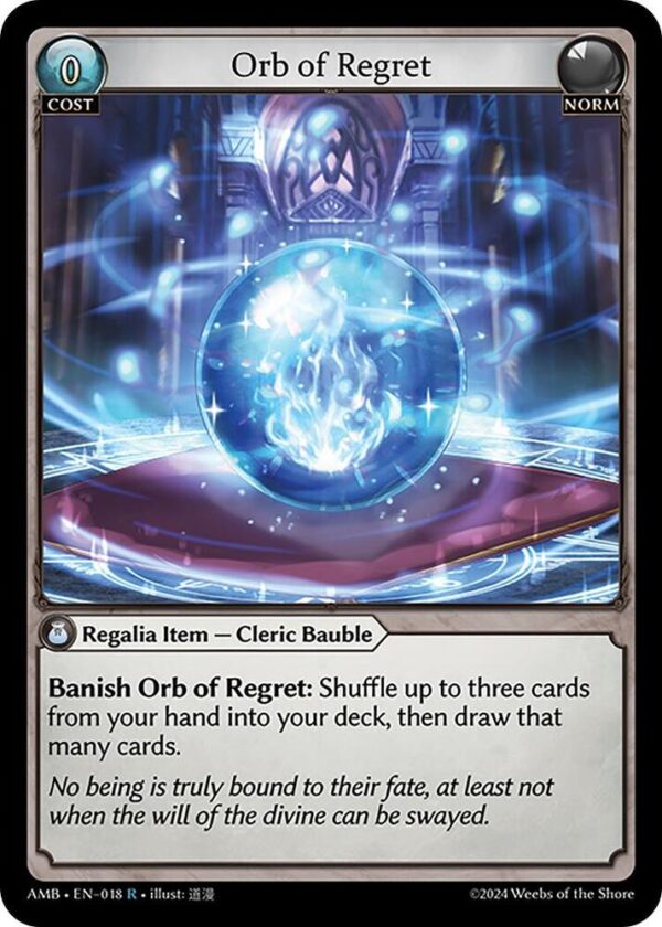 AMB • EN — 018 - Orb of Regret