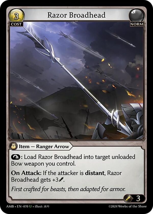 AMB • EN — 070 - Razor Broadhead