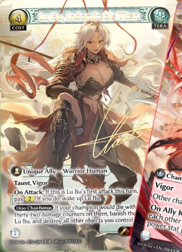 HVN • EN — 208 CSR - Lu Bu, Indomitable Titan